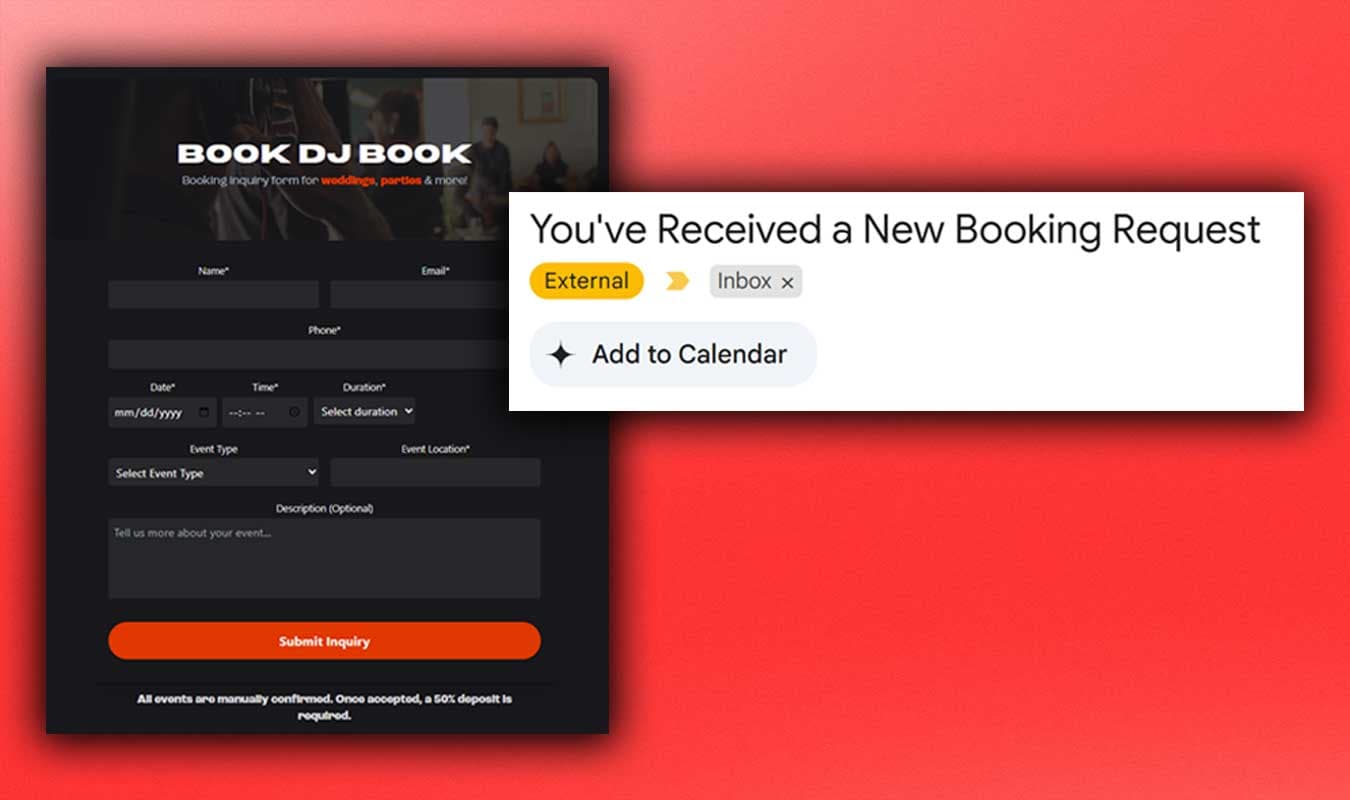 Booking Workflow
